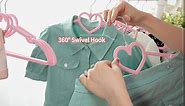 Velvet Hangers 20 Pack, 16" Non Slip Adult Hangers, Slim Clothes Hanger with 360 Degree Swivel Hook - Durable & Cute for Coats, Shirts, Dress (Mix Color)