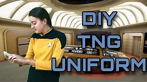 DIY Star Trek TNG Uniform • easy tutorial
