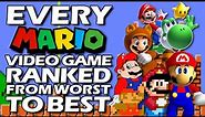 Every Mario Game Ranked From WORST To BEST