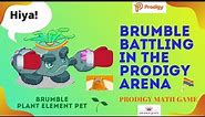 PRODIGY MATH GAME | Brumble Battling with a Random Player in the Prodigy Wizard Arena.