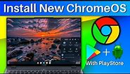 Chrome OS Install on PC + Play Store | 2024