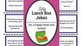 Super Silly Lunch Box Jokes for Kids