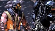Kold War Scorpion vs Predator (Hardest AI CPU) - Mortal Kombat X