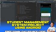 Student Management System Project in Android Source Code