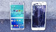 Samsung Galaxy S6 Edge Plus VS iPhone 6 Plus Drop Test!