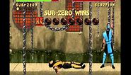 Mortal Kombat II (Snes) Sub-Zero Gameplay