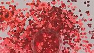 Red Hearts Valentines Glitter Mix ❤️ #glitter