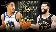 Golden State Warriors vs Toronto Raptors Full Game Highlights | December 18, 2022 | FreeDawkins