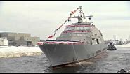 Littoral Combat Ship LCS 11 Sioux City Side Launch