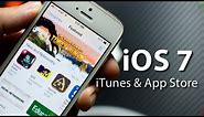 iOS 7 - iTunes & App Store On iPhone 5