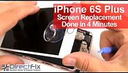 How To: iPhone 6s Plus Screen Replacement done in 4 minutes