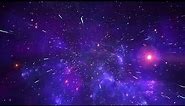 Deep-Space Galaxy Travel ║ Stars Glow 4K - Overlay Effect 60fps - HD Motion Background