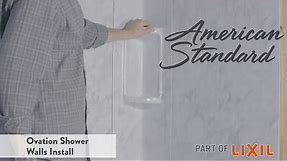 Ovation Shower Walls Install by American Standard