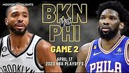 Philadelphia 76ers vs Brooklyn Nets Full Game 2 Highlights | Apr 17 | 2023 NBA Playoffs