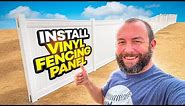HOW TO easily install vinyl fencing | Tips & Tricks to make it easier