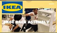 HOW TO ASSEMBLE IKEA BISSA SHOE RACK | IKEA SHOE STORAGE