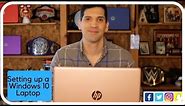 Setting up and getting started with a Windows 10 computer - HP Computer Unboxing