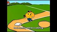 Updated! Lesson 12: Present Continuous Verb Tense - Grammar Cartoon "WHAT IS HE DOING?".