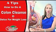 Tips how to do a Colon Detox Cleanse : Detox for Weight loss - VitaLife Show Ep 153