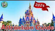 Magic Kingdom ATTRACTION GUIDE - 2024 - All Rides + Shows - Walt Disney World