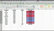 How to Make a Cell Turn a Color in a Formula in Excel : Using Microsoft Excel