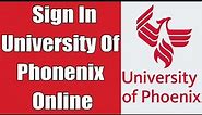 University Of Phoenix Student Login | www.phoenix.edu Login | University Of Phonenix Online Sign In