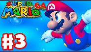 Super Mario 64 - Gameplay Walkthrough Part 3 - Jolly Roger Bay 100% (Super Mario 3D All Stars)
