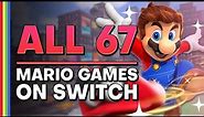All 67 Super Mario Games on Nintendo Switch