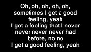 Flo Rida - Good Feeling(Lyrics on screen)