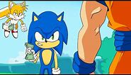 Sonic vs Goku Rap Battle!
