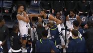 Rudy Gobert punches Kyle Anderson on Timberwolves bench during timeout vs Pelicans