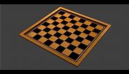 Blender Tutorial - How To Make Chess Board In Blender