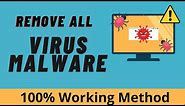 How to Remove Virus from Windows 10 | Remove Trojan Virus from Windows | Remove Malware from Windows