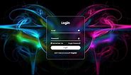 Responsive Animated Login Form using HTML and CSS