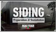 How to: Siding Preparation and Installation - RealCedar.com