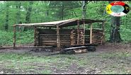 Building my trappers cabin