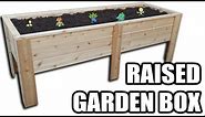 How to Build a MASSIVE Raised Garden Box - Free Plans!