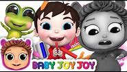 The Crayon Family Song | Finger Family Song | Learn Colors | Baby Joy Joy