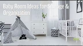 Creative Ideas for Nursery Storage