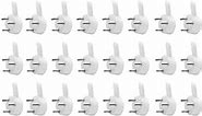 MroMax 200Pcs Hardwall Hangers for Hardware Concrete Wall Hooks Invisible Nail Hangers Non-Trace Wall Picture Hanger No Damage Stucco Hooks for Hanging Picture Photo Frame Clock 0.98" x 0.59" (L*W)