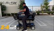 Comfygo Electric Mobility Scooter Z-4 for Adults,Battery Powered Foldable Scooters for Seniors,350 lbs Weight Capacity,Up to 30 Miles Battery Range