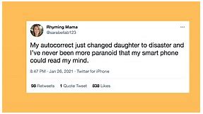 62 Hilarious Tweets About Autocorrect Fails