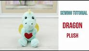 How to sew a plush dragon | Sewing tutorial