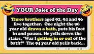 YOUR Daily Joke: Senior Moments - The Forgetful Brothers' Mix-Up 🤣👴🚪 ~Funny Joke of the Day