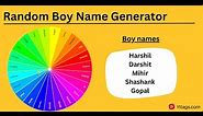 Random Boy Name Generator - Male, American, United States