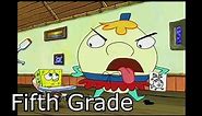 School Grade Levels Portrayed by Spongebob