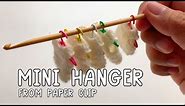 Tutorial Mini Hanger From Paper Clip.