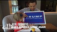 Ron DeSantis has released an ad indoctrinating his children into Trumpism