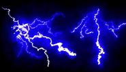 Intense Blue Thunderstorm Flashing Lightning 10+ Hours 4K Screensaver || Wallpaper || Background