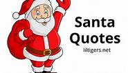 100 Best Santa Quotes for Kids - Lil Tigers